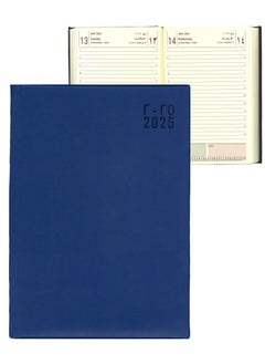 Psi 2025 Executive Diary With Blue PU Cover A5 Size  - Image 1