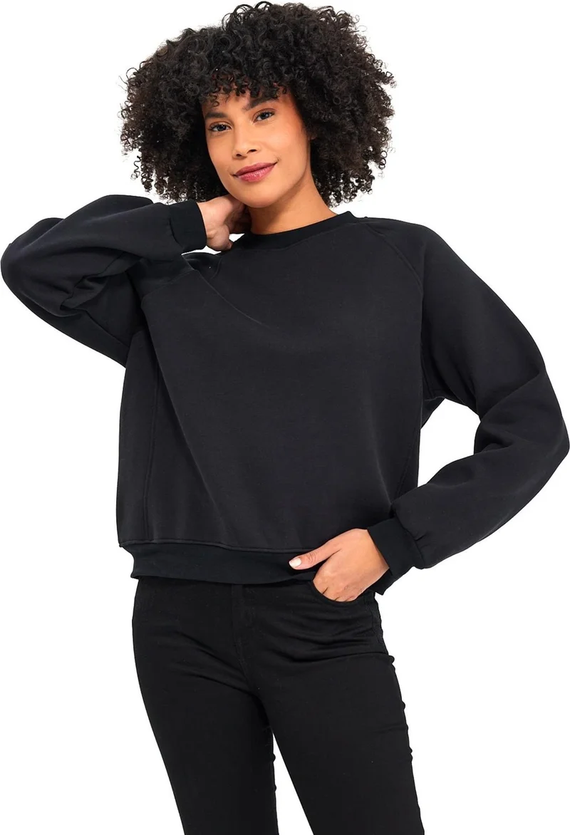 Alexander Gardi Raglan Sleeve Raised Comfort Fit Sweatshirt (B23-00166)