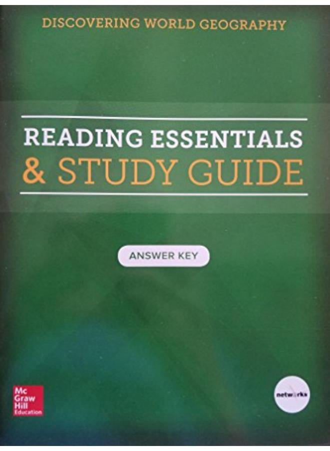 Discovering World Geography  Reading Essentials & Study Guide  Teacher Answer Key  Ed   1