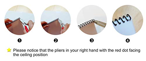Rayson Crimper Tool for Plastic Spiral Binding Coils – Easy Cut & Crimp, Prevent Coil Slipping - Image 2