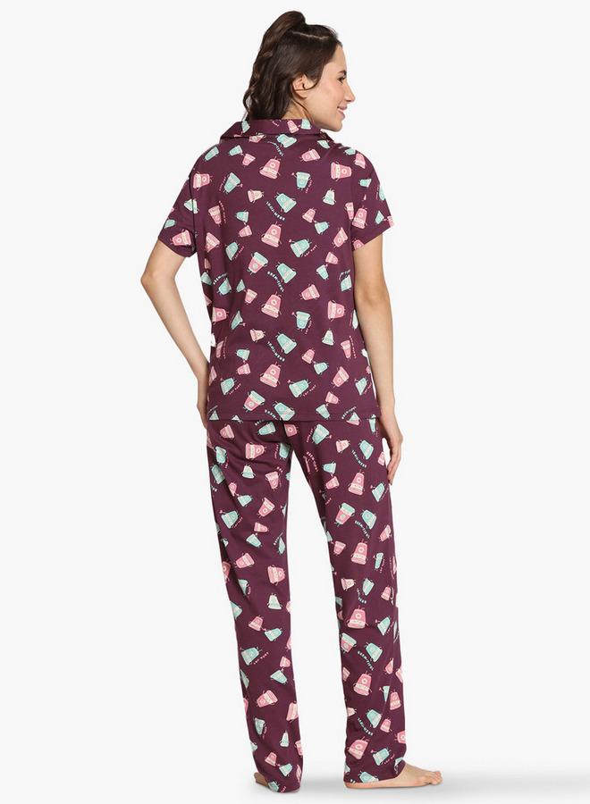Zivame All-Over Print Pyjama Set - Image 3