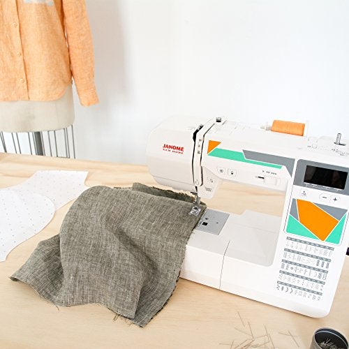 Janome MOD-50 Computerized Sewing Machine with 50 Built-In Stitches, 3 One-Step Buttonholes, Drop Feed and Accessories - Image 2
