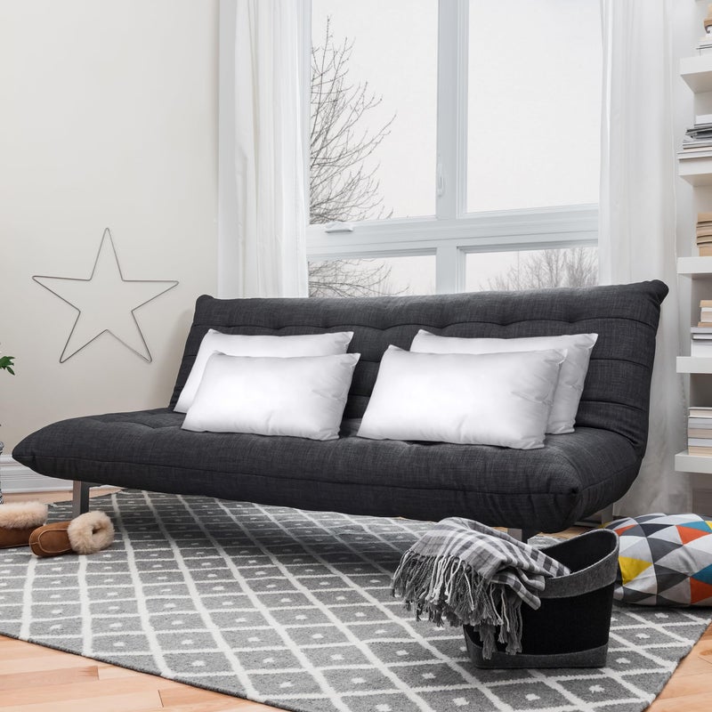 Utopia Bedding وسائد أريكة يوتوبيا (مجموعة من 4، بيضاء) - 14 × 22 بوصة وسائد بديلة للريش للسرير، الأريكة، والكنبة - وسادة زخرفية رقيقة للاستخدام الداخلي والخارجي - Image 5