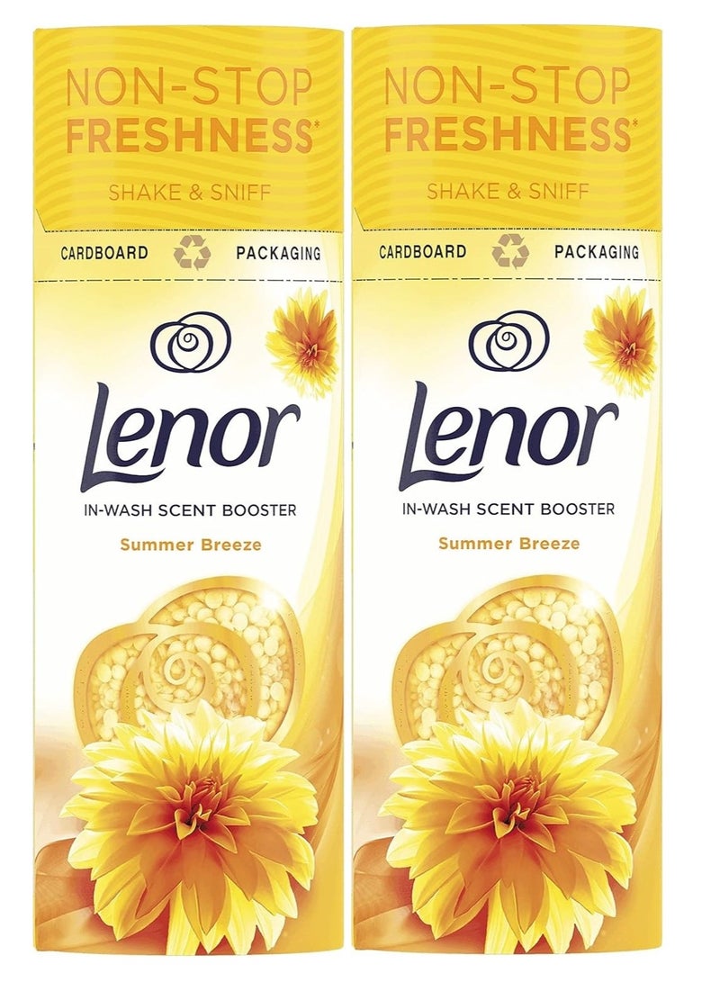Lenor In-Wash Fabric Scent Booster Beads summer breeze 155g Pack of 2