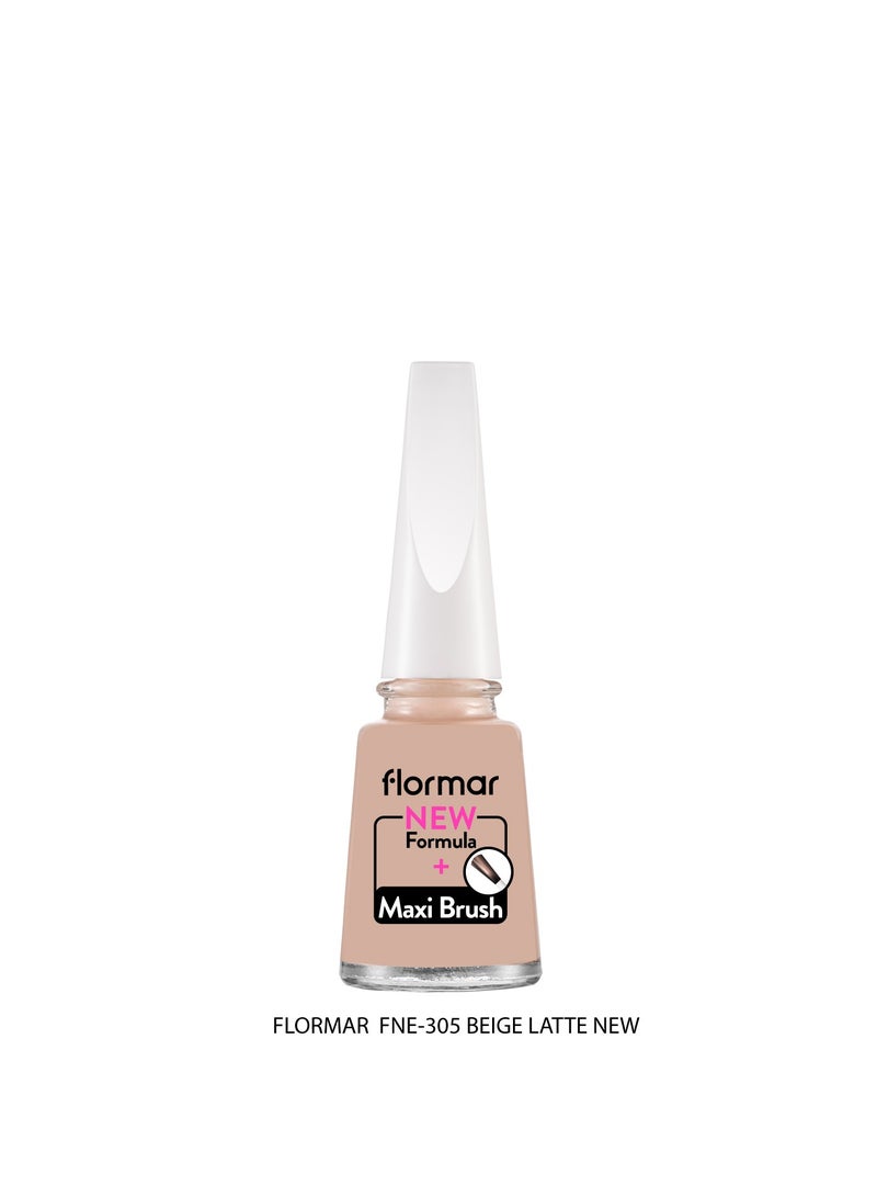 flormar Nail Enamel 305 Beige Latte - Image 1