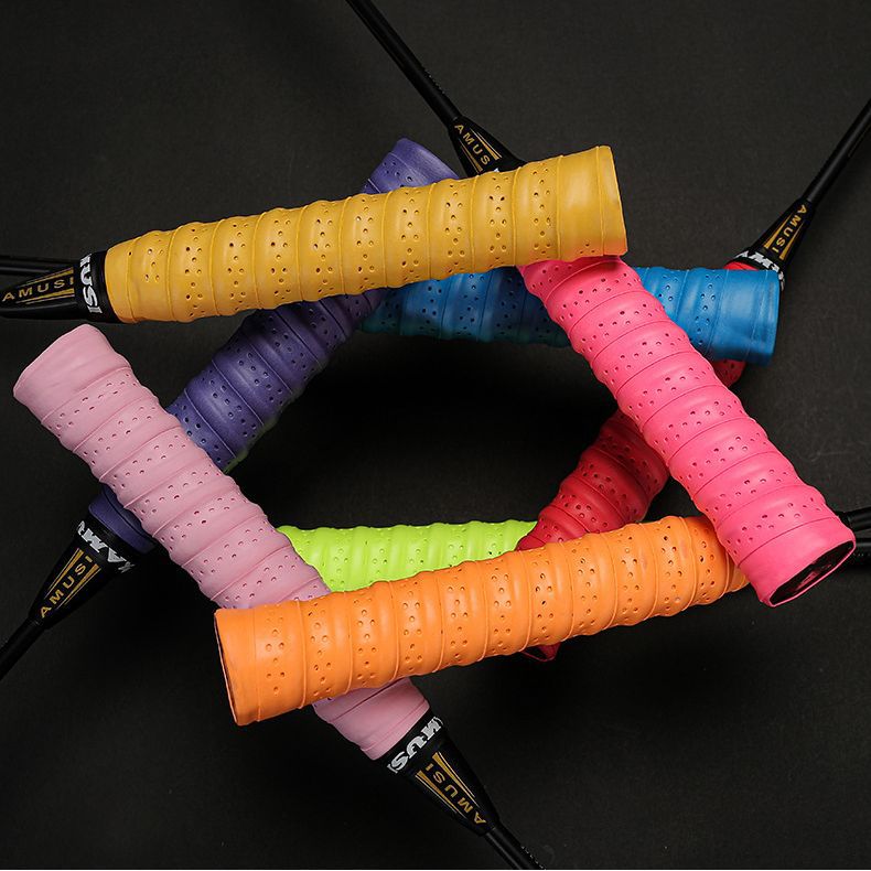 1.1 Meters Keel Hand Glue Thickened Non-Slip Film Perforated Badminton Tennis Racket Handle Leather Fishing Rod Sweat Belt - Image 5