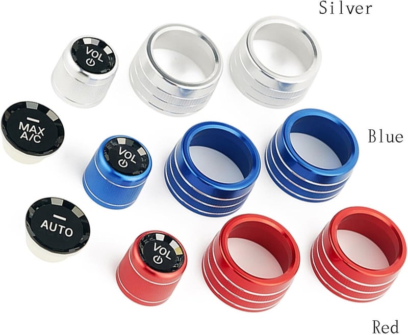Yurefax Control Knob Cover Ring Set for BMW - Image 4