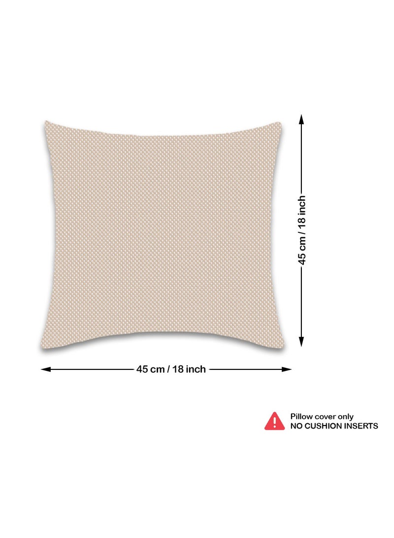 LuxHome Outdoor Cushion Covers Set of 3 – Waterproof, Water & Oil Repellent, Assorted Colors, Made in Spain for Patio, Garden, Balcony, Poolside – 18x18 Inch (45x45 cm) - Image 5