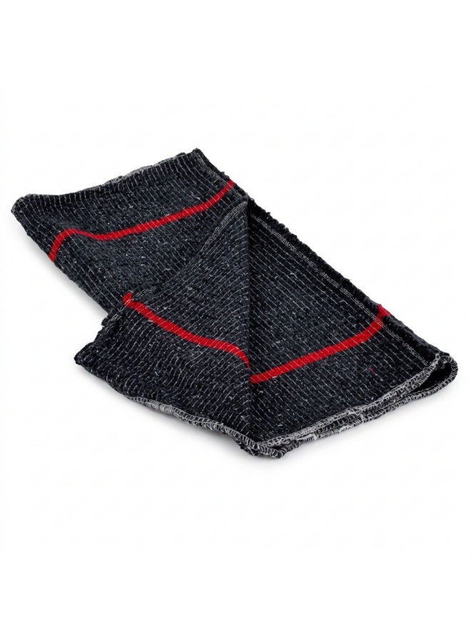 Gator Floor Cloth | Black Absorbent Floor Cleaning Towel | Heavy-Duty Commercial Floor Cloth | China | 50 x 100 cm - Image 1