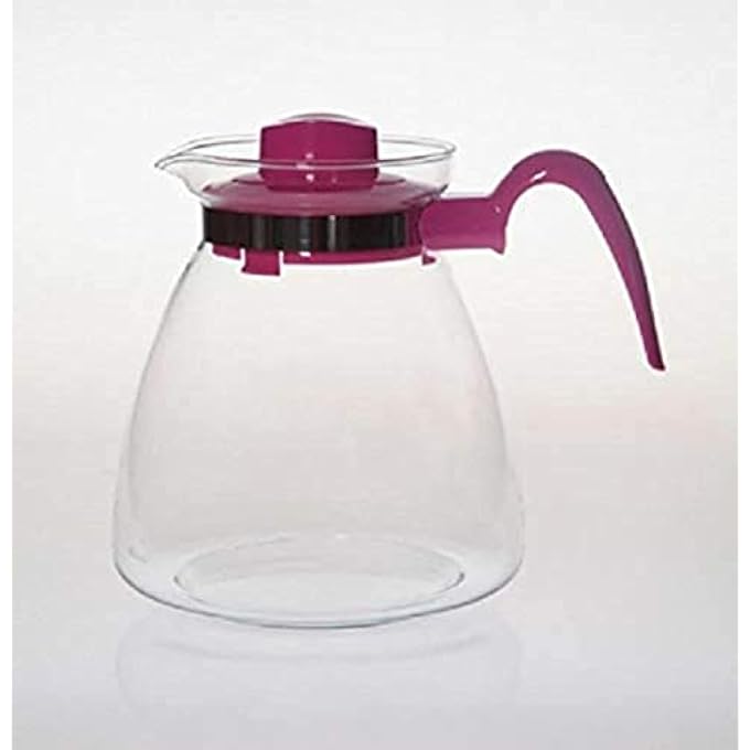 ريحني كوب كوب تي بو 2 رطل بوروسيليكات مقاوم للحرارةمناسب للاستخدام مع طباخ الغاز وطباخ كهربائي