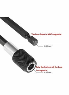 KASTWAVE 1/4 Inch Hex Shank Magnetic Screwdriver Bit Holder, Hex Shank Quick Change Drill Extension Bit Set 2", 4", 6" Extension Set for Screws, Nuts, And Any Drill And Handheld Driver  - Image 2