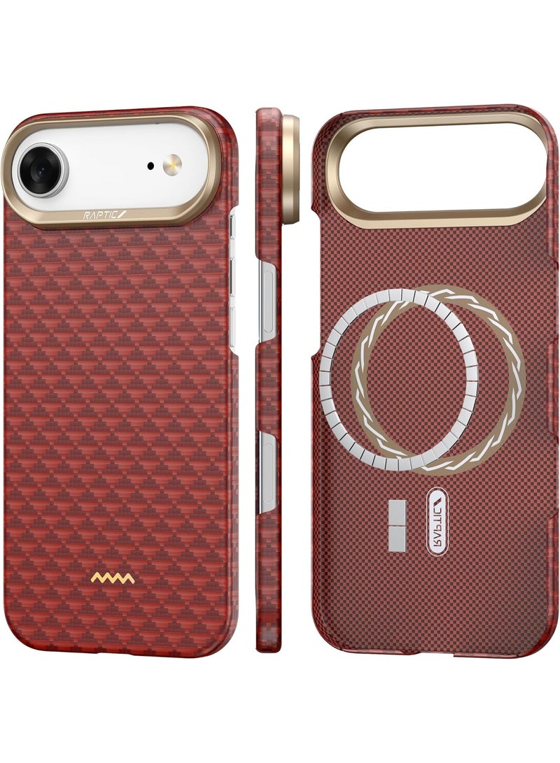 RAPTIC غطاء أراميد لجهاز آيفون إير [ماج سيف] فائق النحافة 1500D من ألياف الأراميد - شرقي - Image 1