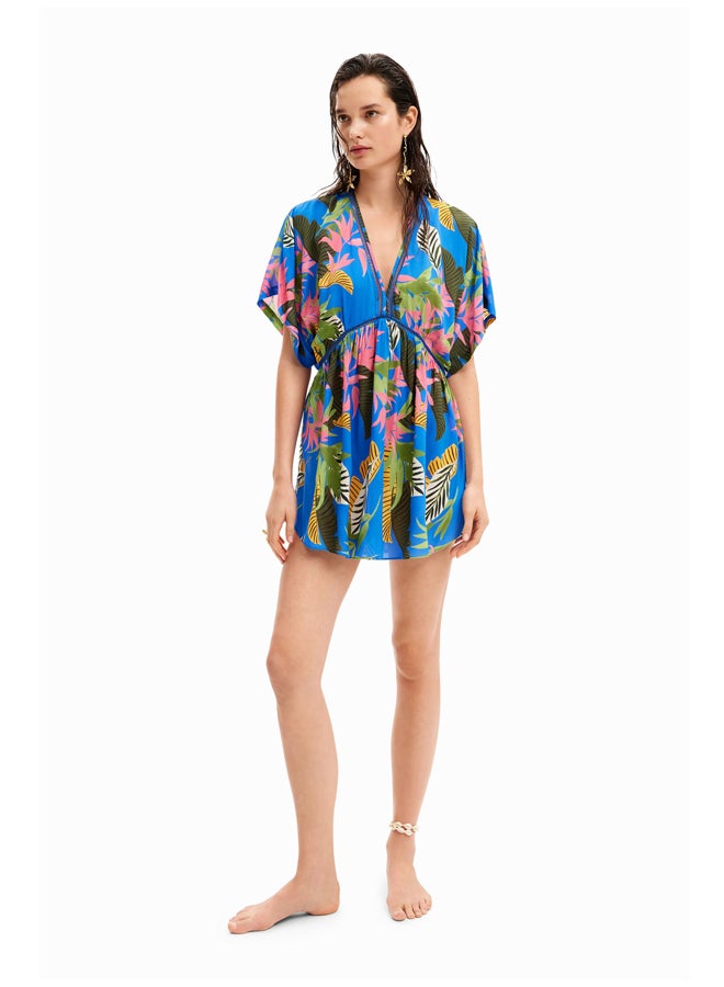 DESIGUAL فستان تونيك استوائي - Image 1