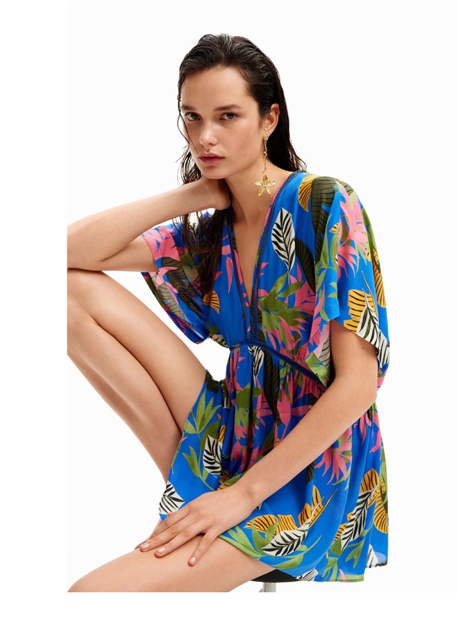 DESIGUAL فستان تونيك استوائي - Image 4