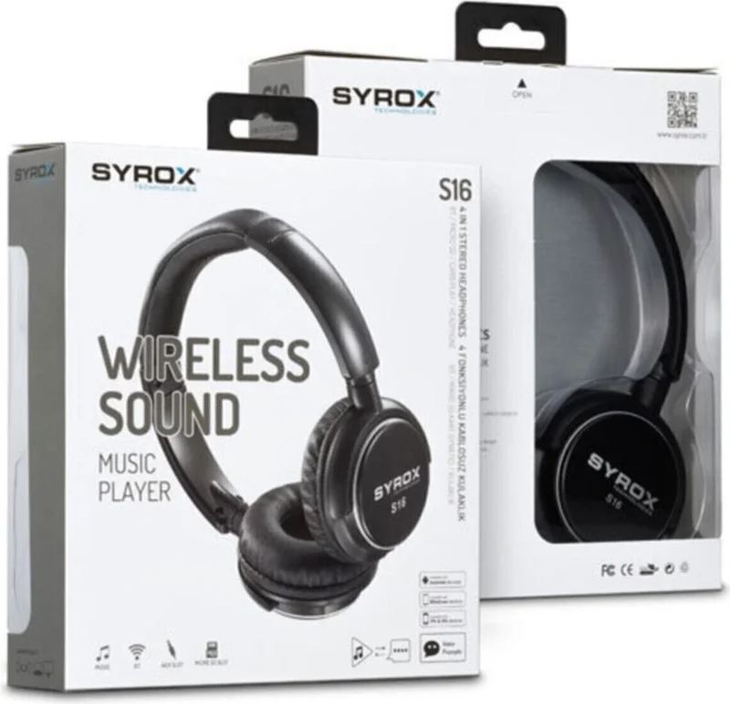 Nidage S16 Wireless Memory Card Bluetooth Over-Ear Headphones