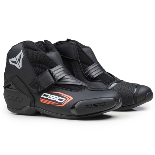 DSG Gp-1 Riding Boot- Black Racing Red (Size-11) - Image 1