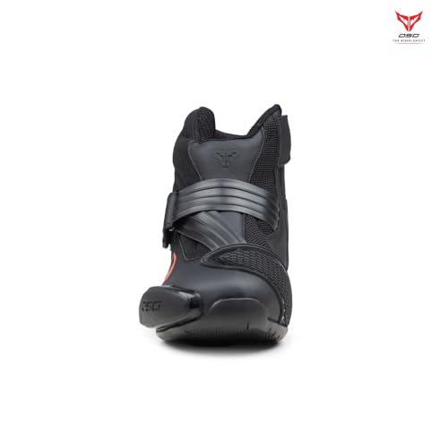 DSG Gp-1 Riding Boot- Black Racing Red (Size-11) - Image 3