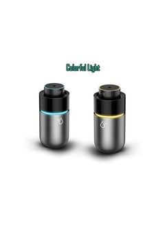 Arabest Car Diffuser, 200ml USB Quiet Car Humidifier Cool Mist Humidifiers with 7 Color LEDs Night Light, Mini Portable Aromatherapy Diffuser Essential Oil Diffuser for Car Home Office Bedroom Gray  - Image 4