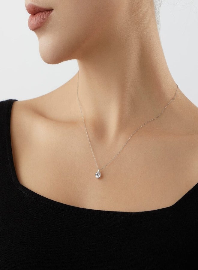 ديامون بليس قلادة DIAMONBLISS من الذهب الخالص عيار 10 أو 14 قيراطًا مرصعة بحجر زركونيا مكعب بوزن 1 قيراط - Image 5