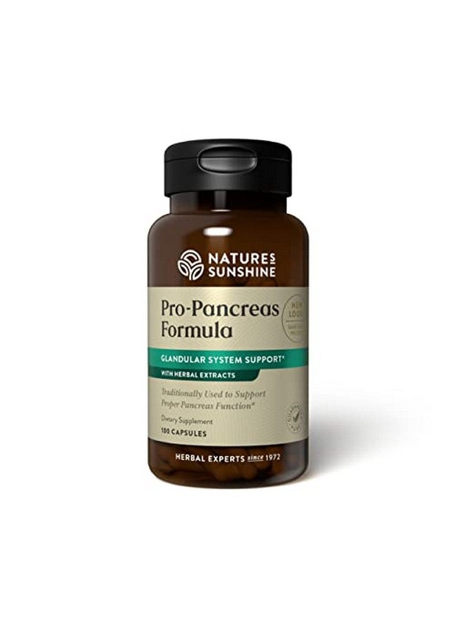 Nature's Sunshine Propancreas 100 Capsules Kosher ; Herbal Formula Enhances Digestion Promotes Immunity And Helps The Liver And Pancreas - Image 1