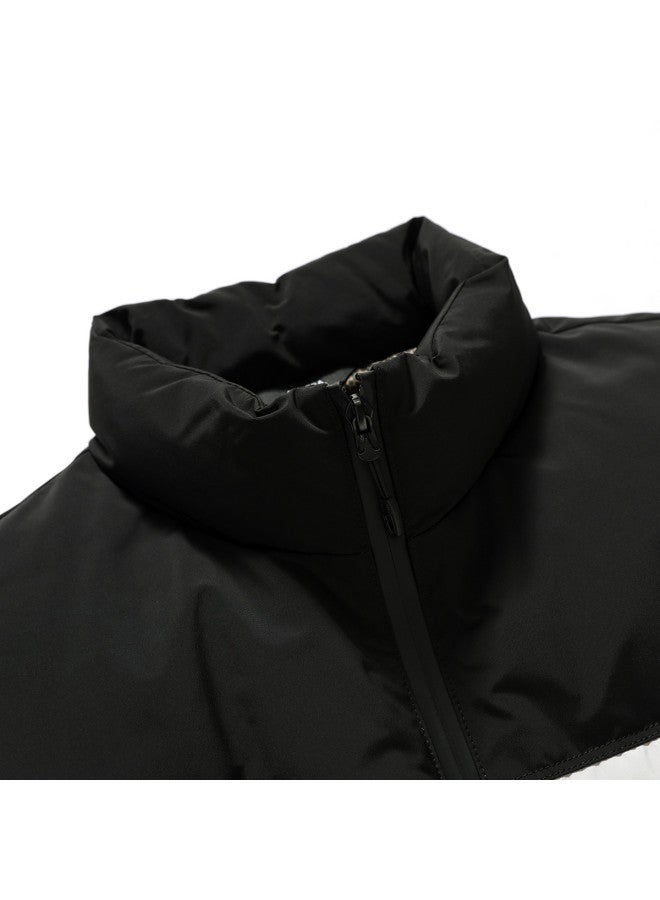 YaYa Sleeveless Vest Jacket Versatile Slim-fit Winter Warm Stand Collar Duck Down Waistcoat - Image 5