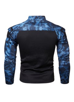 KUYING Outdoor Fitness Camouflage Jogging Men's Long Sleeved Sweatshirt  - Image 2