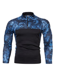 KUYING Outdoor Fitness Camouflage Jogging Men's Long Sleeved Sweatshirt  - Image 3