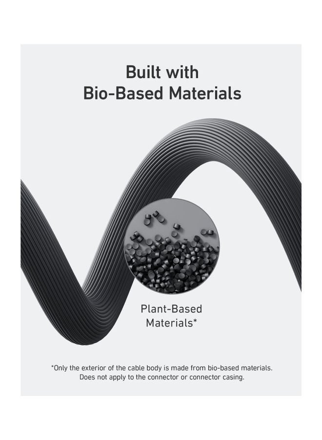 Anker 542 USB-C to Lightning Bio-Based 6ft Cable A80B2H11 Black - Image 2