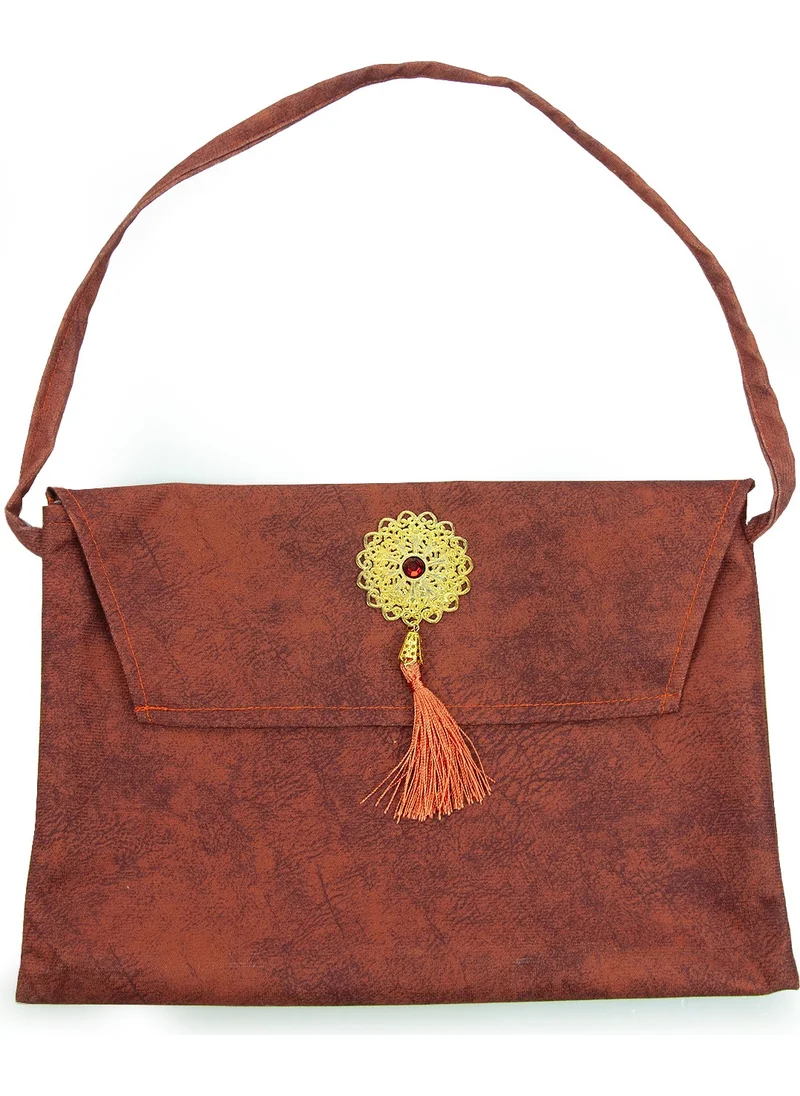 İhvan Ihvan Nubuck Rahle Size Quran Carrying Bag Claret Red
