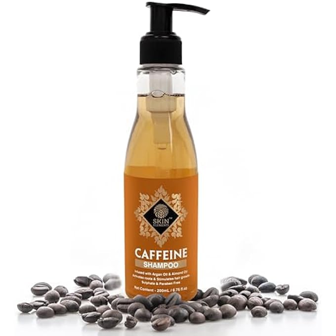 Skin Elements CAFFEINE SHAMPOO INFUSED WITH ARGAN & ALMOND OIL FOR HAIR FALL CONTROL - 200ML - Image 1
