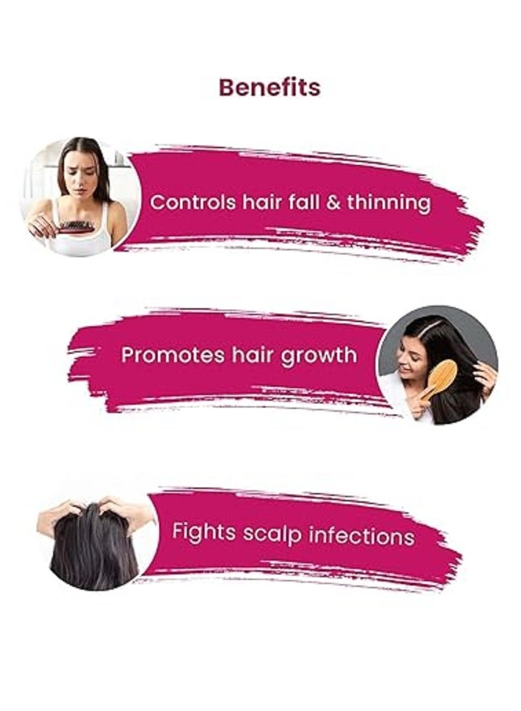 Dhathri Onion Shampoo | Promotes hair growth and controls hair fall Onion Bhringrahj Shampoo to soot - Image 3
