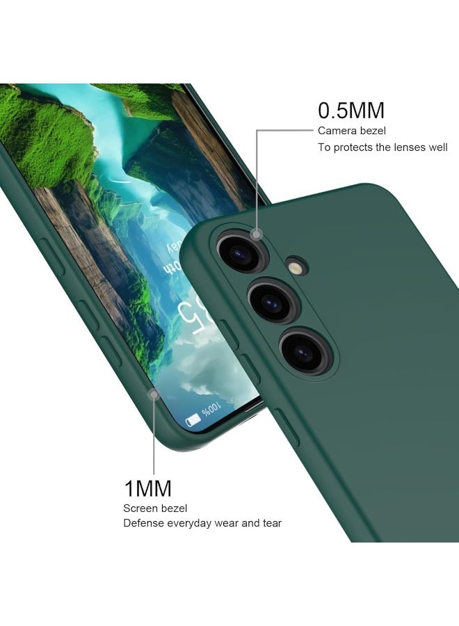 Samsung Galaxy A57 Case, Slim Fit Soft TPU Silicone Matte Back Cover, Green - Image 4