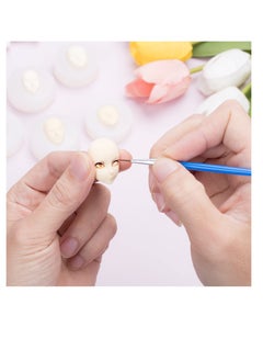 Excefore 5 Pcs Human Face Silicone Molds, Fondant Decoration Mould Candy Clay Girl Face Moulds  DIY Chocolate Molds  - Image 5