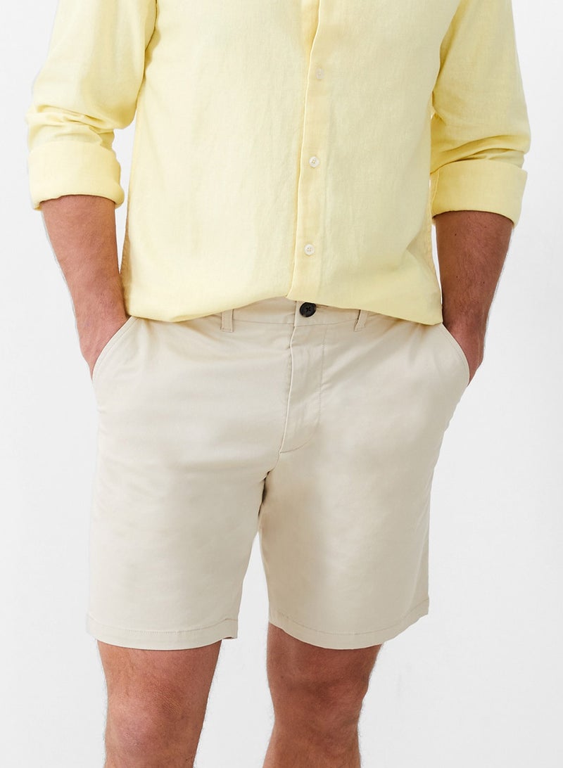 فرنش كونكشن شورت تشينو مطاطي - Image 1