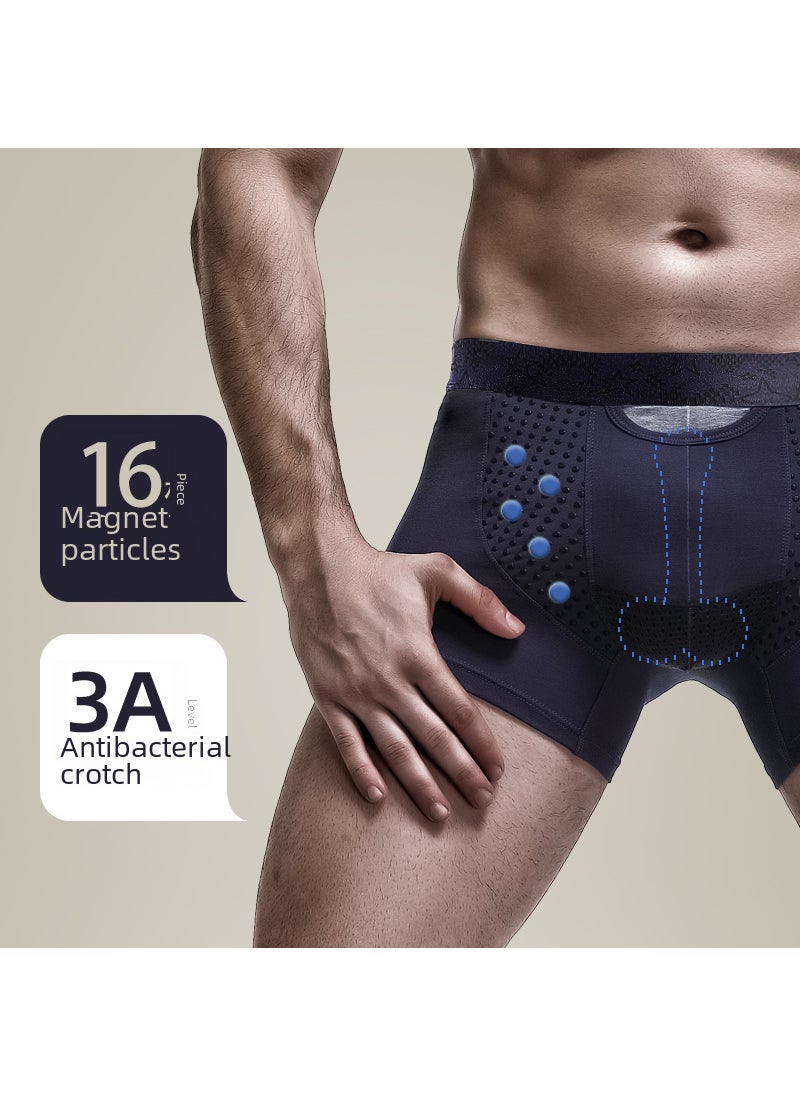 Generic - Mens Scrotal Support Ice Silk Underwear Sapphire Blue - Image 1