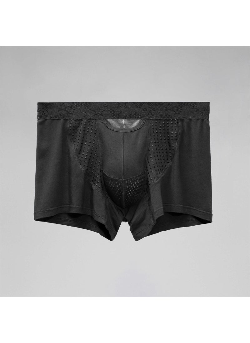Generic - Mens Scrotal Support Ice Silk Underwear Sapphire Blue - Image 1