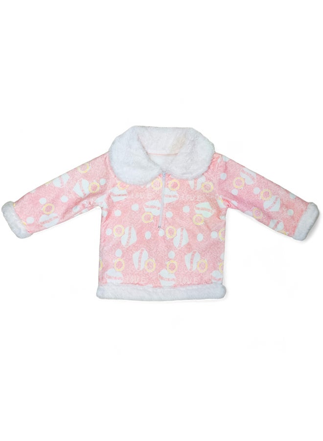 BabyShoora Baby set with fur inner, two-piece pants + jacket  - Image 3