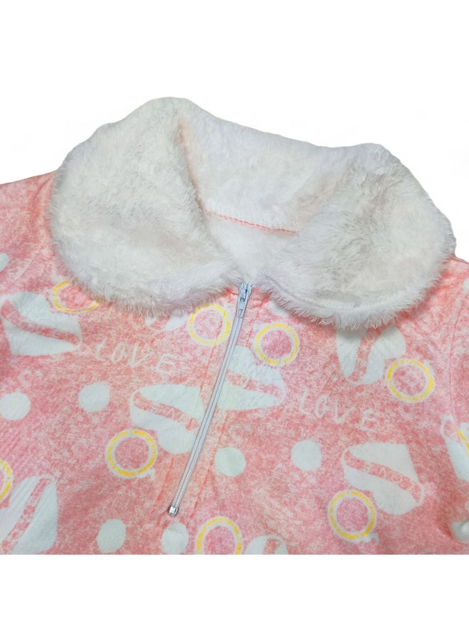 BabyShoora Baby set with fur inner, two-piece pants + jacket  - Image 2