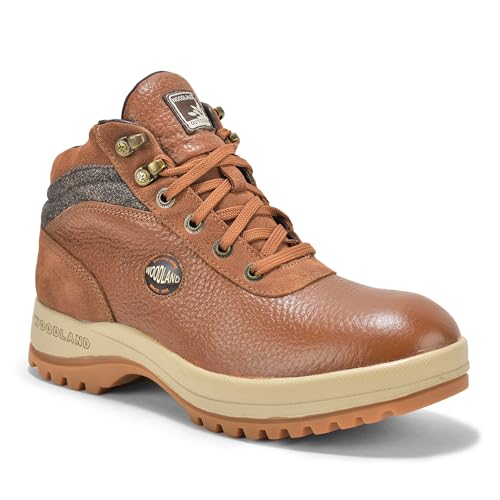 Woodland Mens Boots, Tan, 5 UK - Image 1