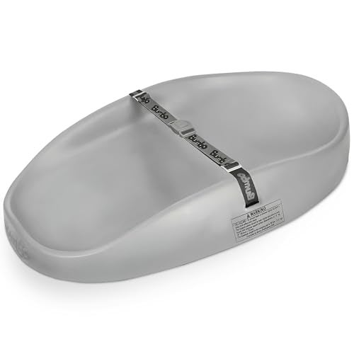 Bumbo Bumbo Baby Diaper Changing Pad Wipeable On The Go Mat Changer with Restraint Belt Gray 
