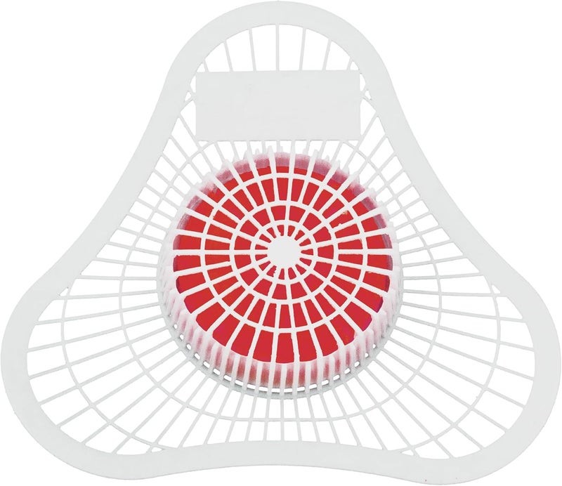 Mop Mob Long Lasting Urinal Screen and Deodorizer with Non-Para Block 12 Pk. Universal-Fit, Cherry-Scent Cake Releases Cleaning Agents To Remove Odor. Durable Mat Limits Janitorial Cleaning & Supply Needs - Image 1