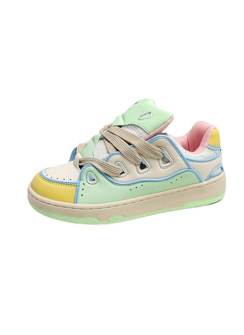 KUYING - New Thick Sole Elevated Board Shoes - Image 1