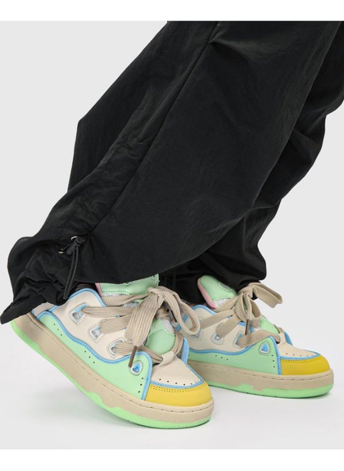 KUYING - New Thick Sole Elevated Board Shoes - Image 1
