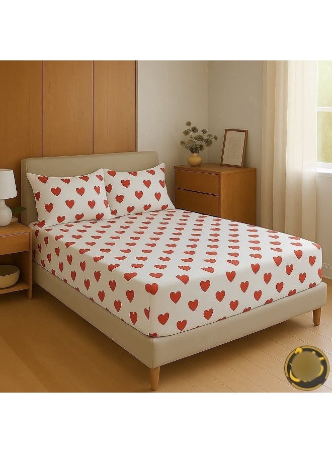 ملايه الاستيك   الملايه ليها زوايا بتنزل علي زوايا المرتبه بالظبط والكنار الأستك من تحت دائري حول المرتبه  بتركب حتي ارتفاع ٣٠ سم للمرتبه    مقاس ١٢٠سم ملايه +خدادية + كيس مخدة - Image 1