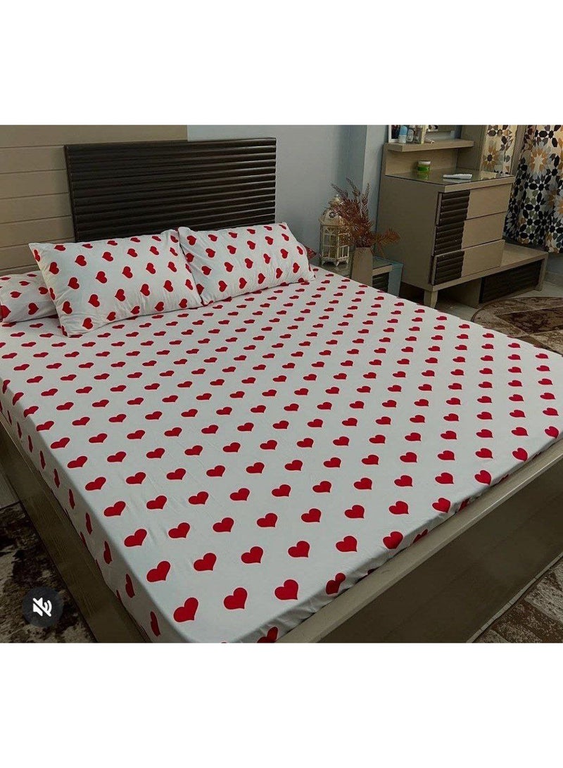 ملايه الاستيك   الملايه ليها زوايا بتنزل علي زوايا المرتبه بالظبط والكنار الأستك من تحت دائري حول المرتبه  بتركب حتي ارتفاع ٣٠ سم للمرتبه    مقاس ١٢٠سم ملايه +خدادية + كيس مخدة - Image 2