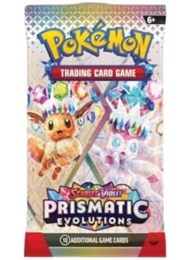Pokemon Pokémon TCG Scarlet & Violet—Prismatic Evolutions Booster Pack, 10 Trading Cards, Random Assorted Pack Artwork, Collectible Card Game Expansion - Image 3