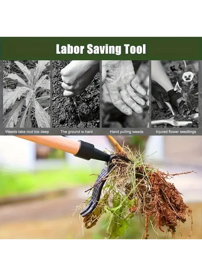 1pcs Weeder Manual Lawn Mower Heavy Duty Upright Standing Grass Root Removal - Image 5