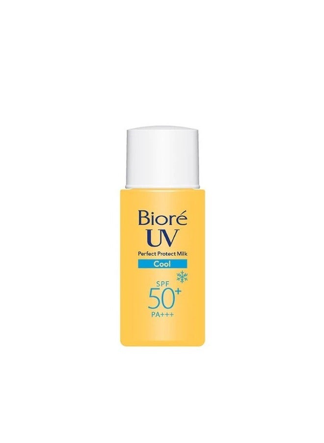 Biore Uv Perfect Protect Milk Cool Moisturising Spf50+ Pa+++ 25Ml - Image 1