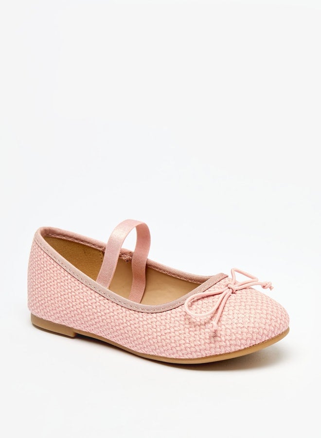 Flora Bella By Shoexpress Girls Casual Elastic Round Toe Ballerinas  - Image 1