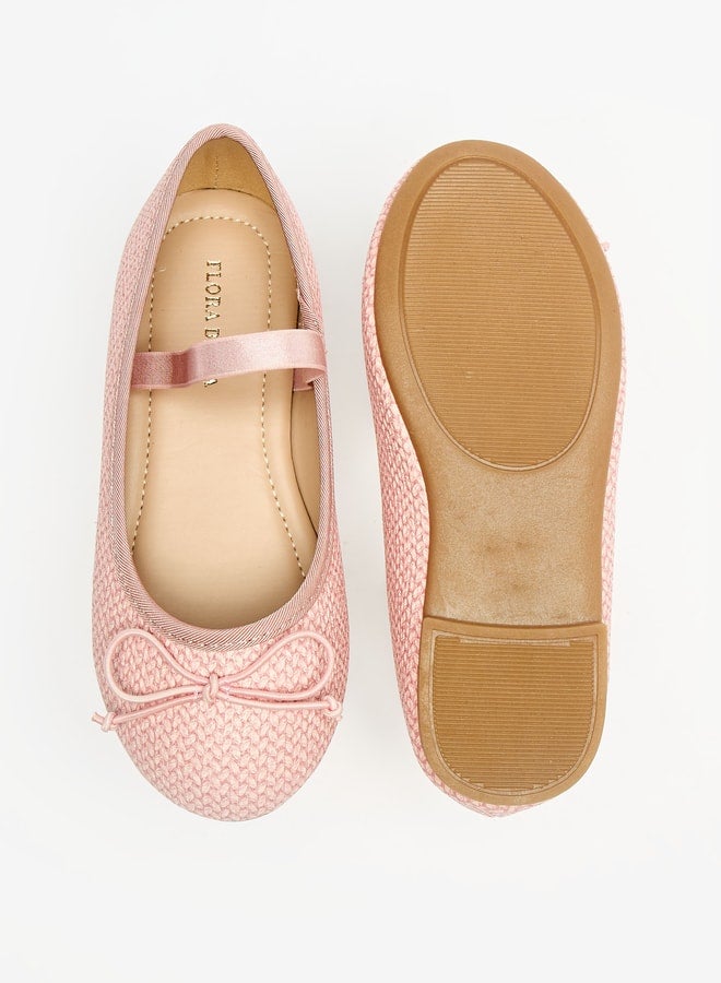 Flora Bella By Shoexpress Girls Casual Elastic Round Toe Ballerinas  - Image 4